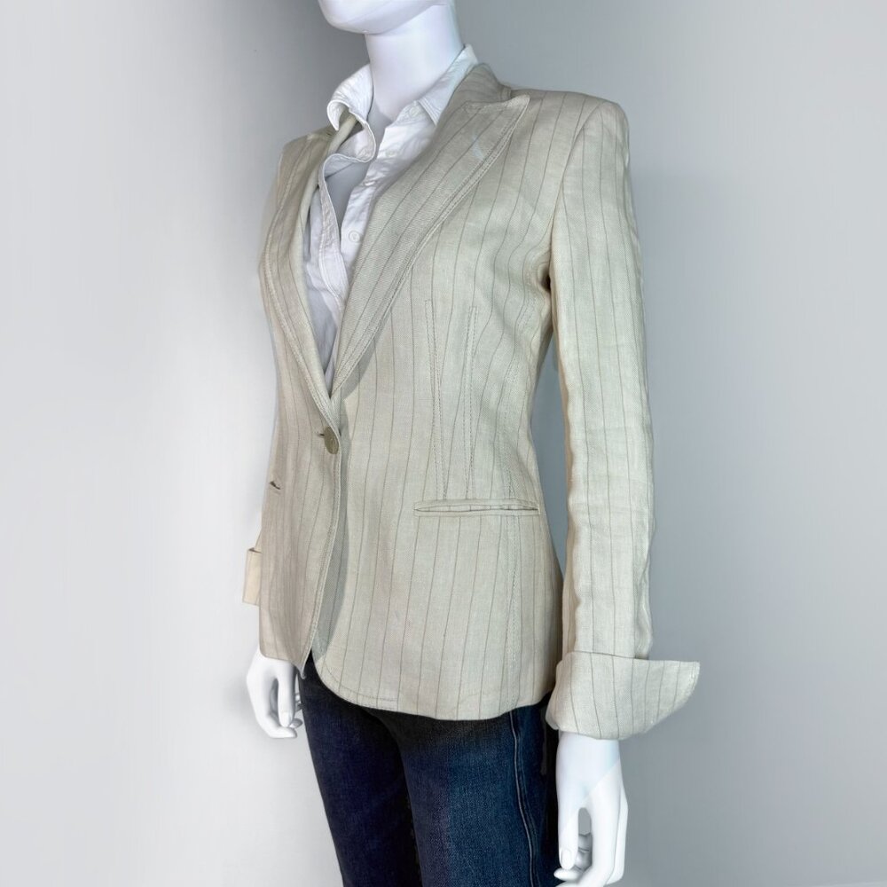 SOLD! Gianfranco Ferré Italian women's linen blazer